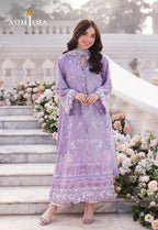 Noor-e-Lilac – Embroidered 3-Piece Grip Suit by Asim Jofa