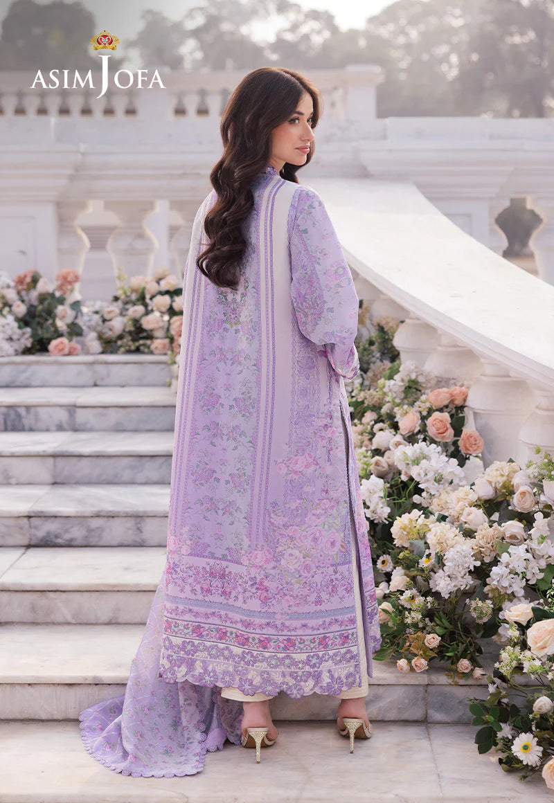 Noor-e-Lilac – Embroidered 3-Piece Grip Suit by Asim Jofa