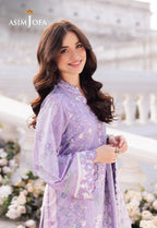 Noor-e-Lilac – Embroidered 3-Piece Grip Suit by Asim Jofa