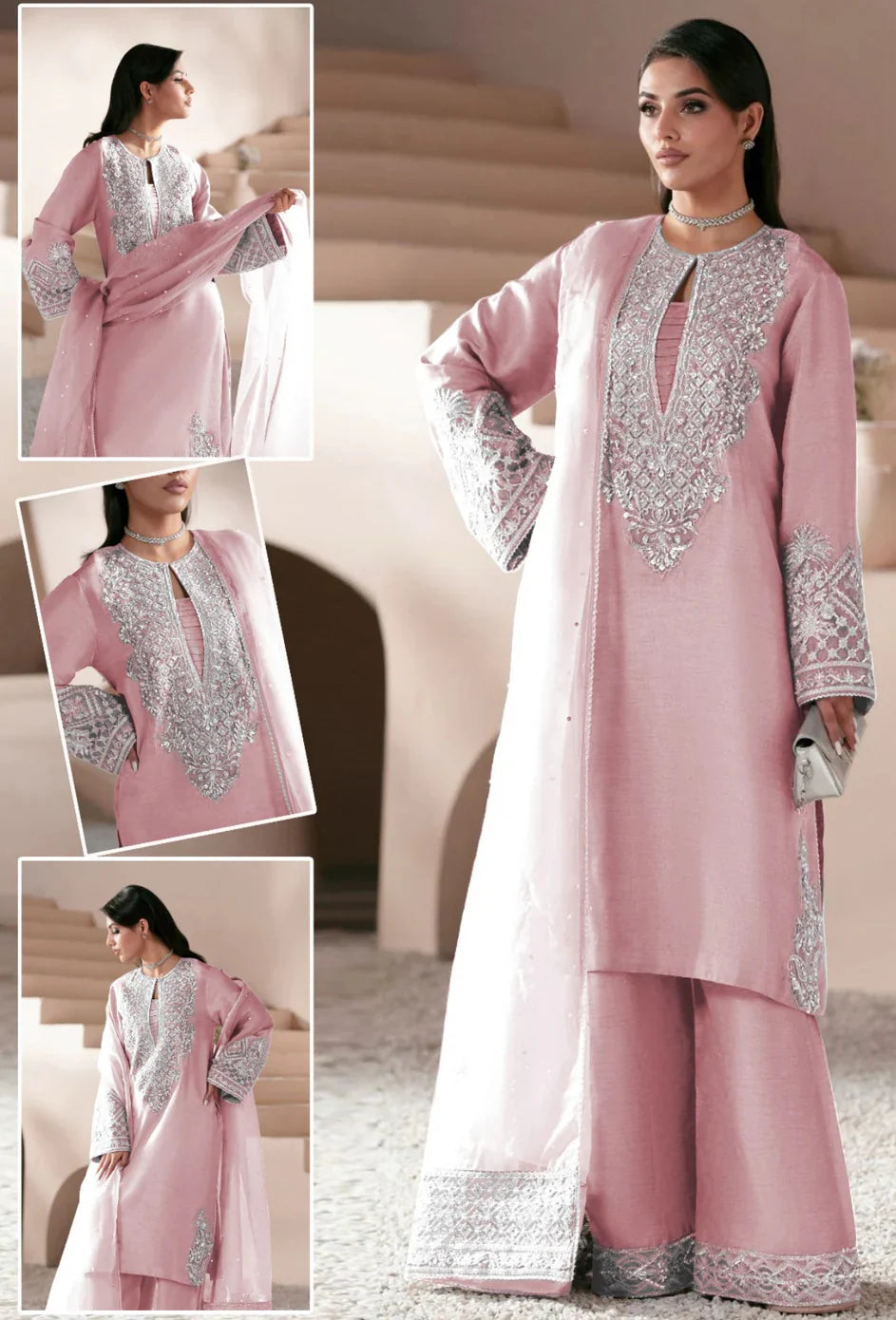 Celestia (By AJR Couture) – Luxury Silk 3-Piece